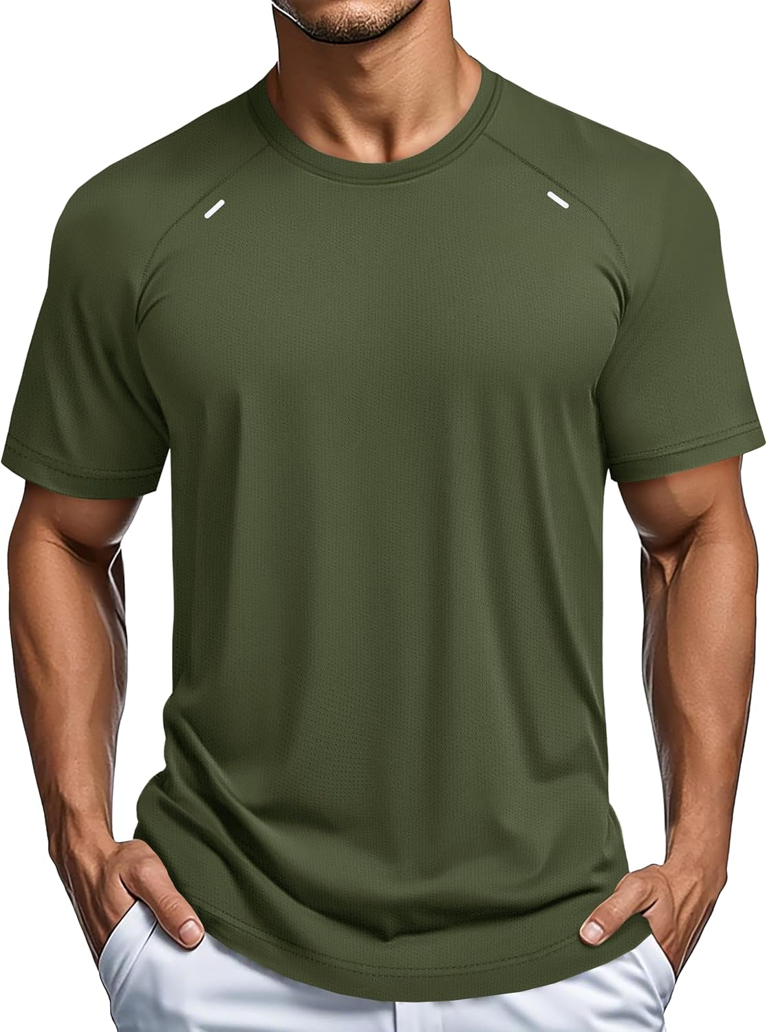 Detalle de MAGCOMSEN quick dry gym shirt with mesh
