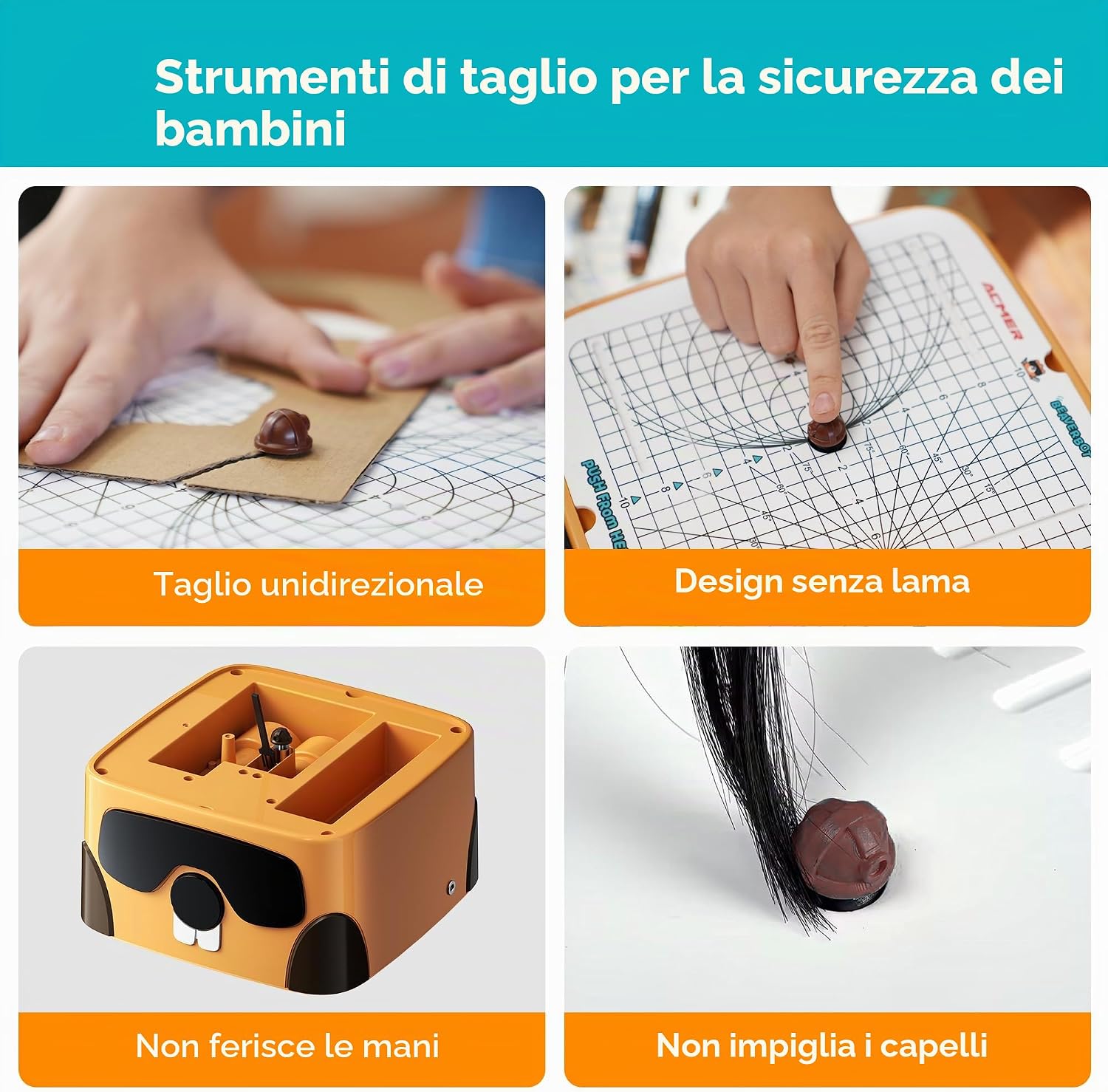 Detalle de Beaverbot Taglierina per cartone per bambini – kit sicuro e creativo per età 3+