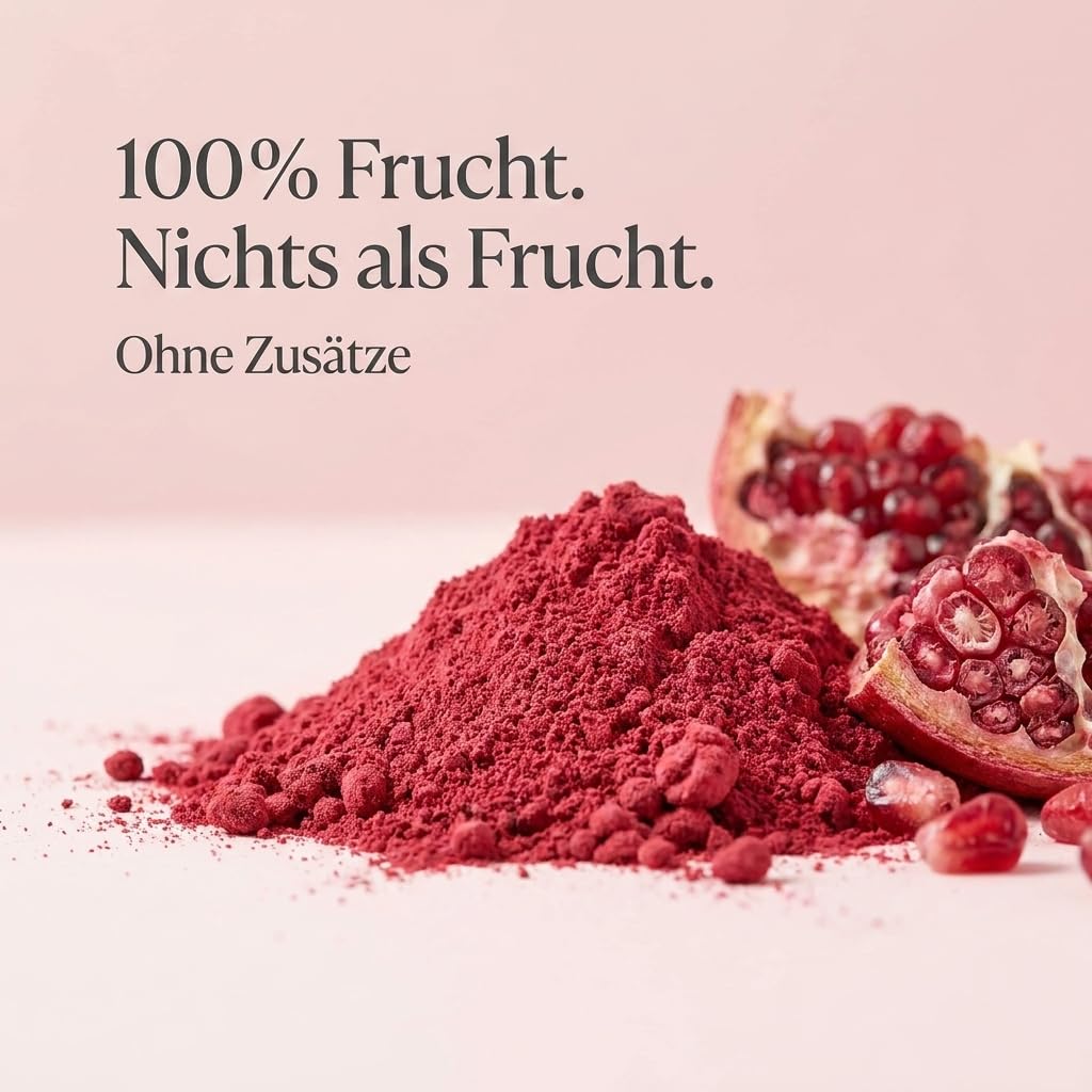 Thumbnail 5 de Ckrushed Granatapfel Pulver 100g – Gefriergetrocknetes Granatapfelpulver, vegan, ohne Zusätze