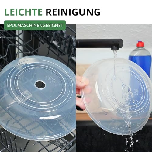 Thumbnail 6 de Westmark Mikrowellen-Abdeckhauben, 2er-Set, Durchmesser 25 cm – Transparent