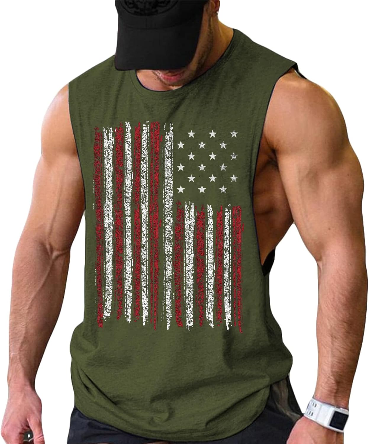 Thumbnail 6 de COOFANDY Men’s Workout Tank Top 2-Pack (Muscle Cut Off Sleeveless) for Gym & Weightlifting