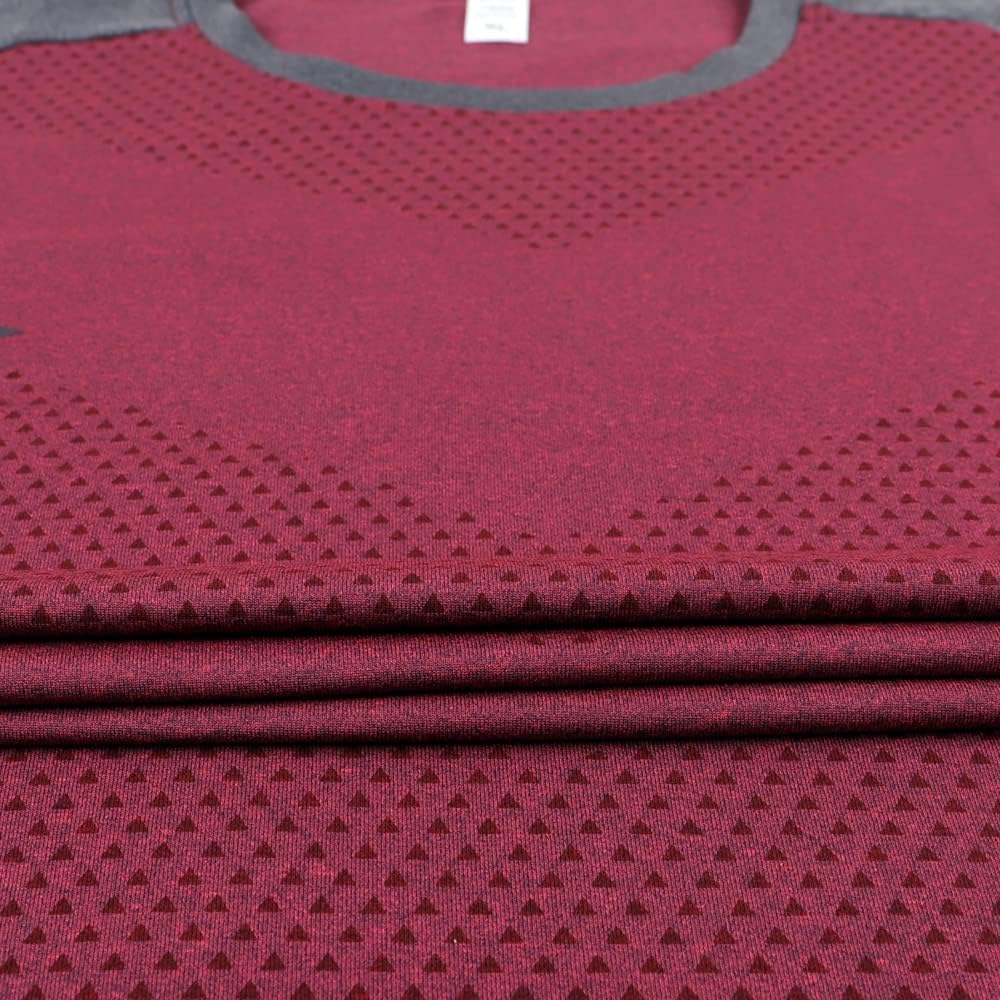Detalle de Muscle Alive Hommes chemise running manches longues Sports : confort extensible et bandes réfléchissantes