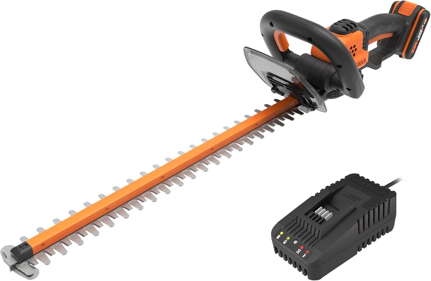Detalle de Tagliasiepi a batteria WORX WG264E 20V Max con batteria 2 Ah e caricatore incluso