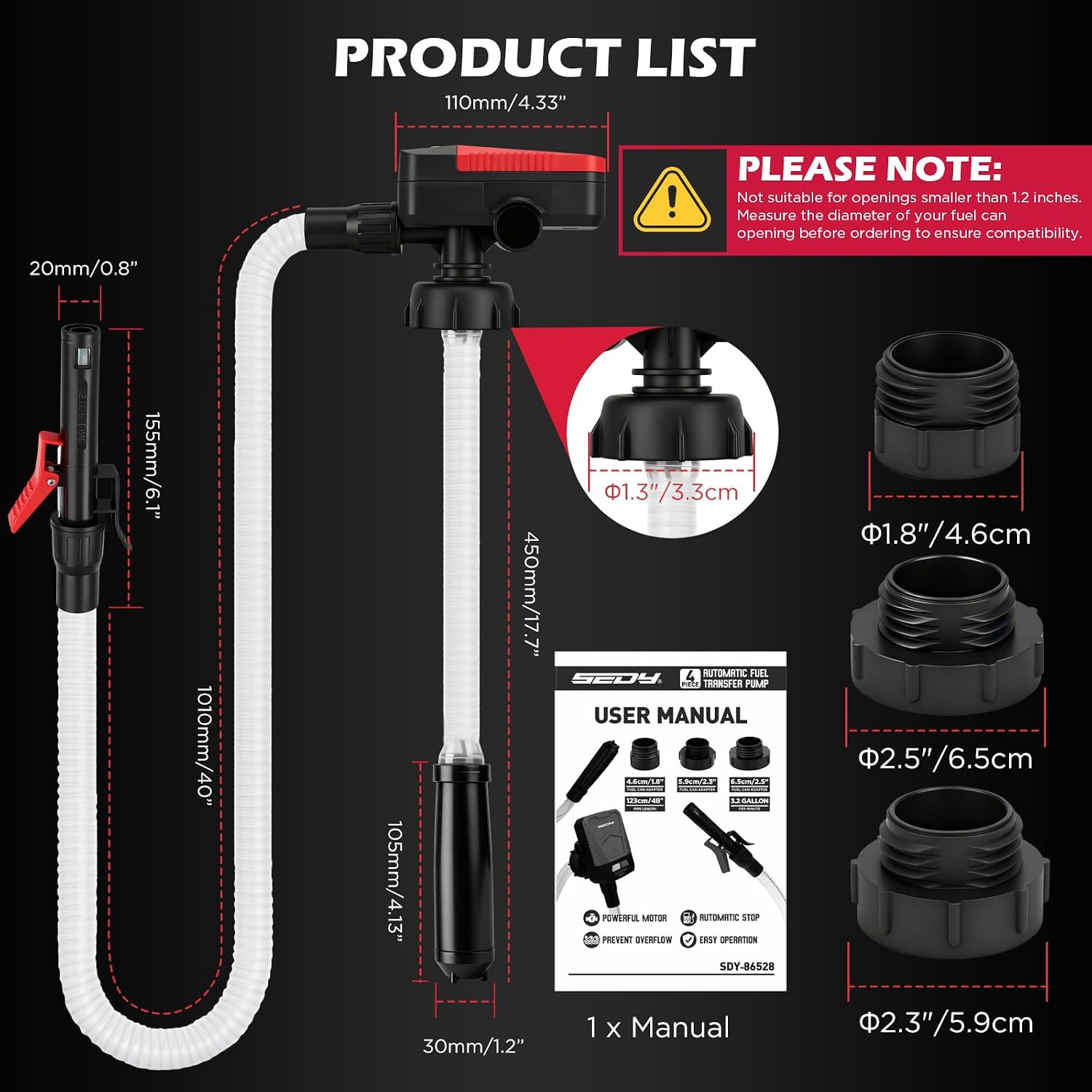 Thumbnail 1 de Automatic Fuel Transfer Pump with 48-Inch Hose