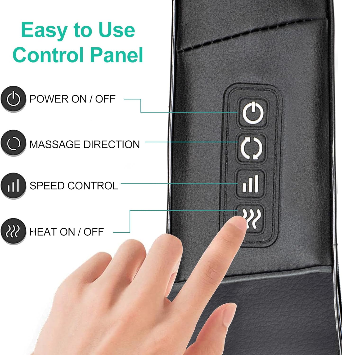 Thumbnail 3 de Medcursor Neck Massager with Heat: Deep Tissue Shiatsu for Neck, Shoulders and Back
