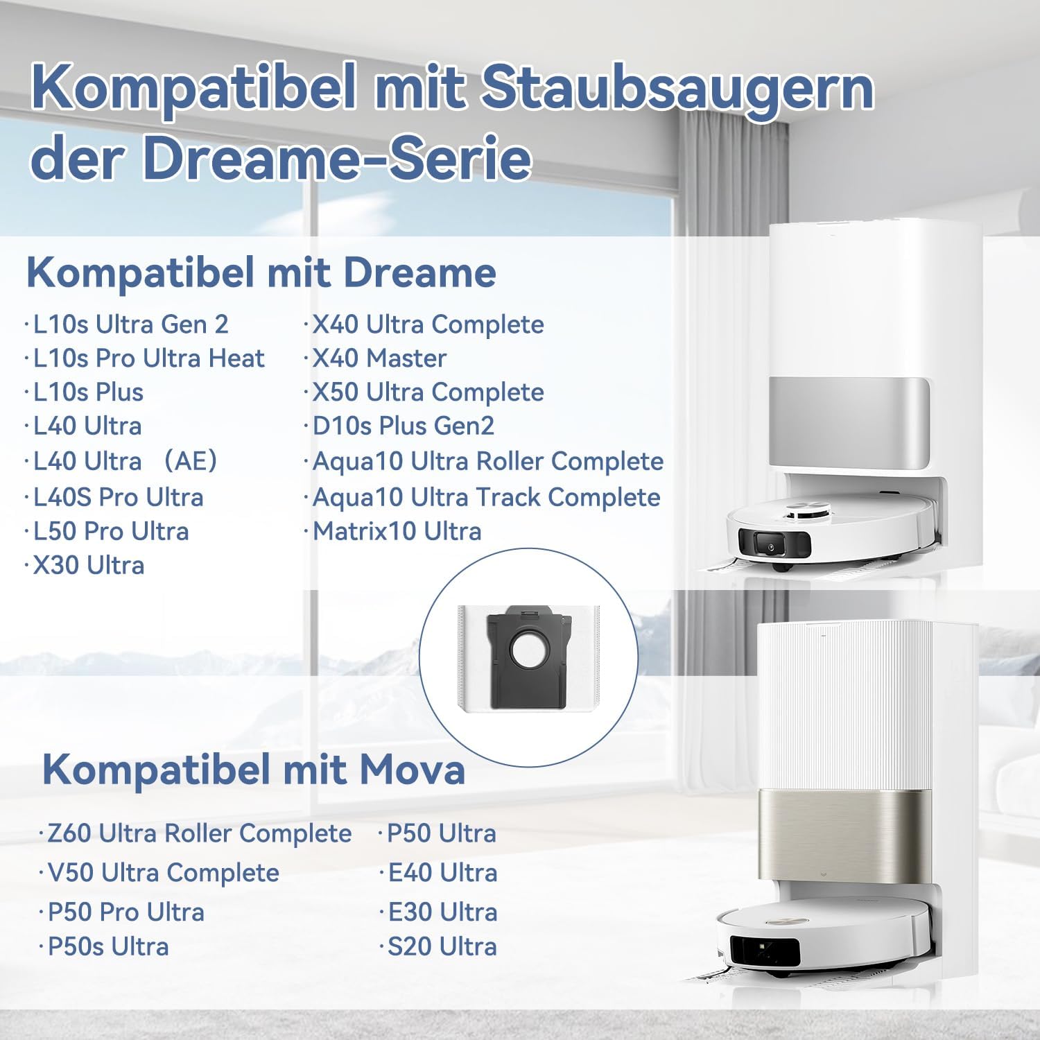 Thumbnail 1 de Dreame Staubbeutel 3,2L für L40s Ultra