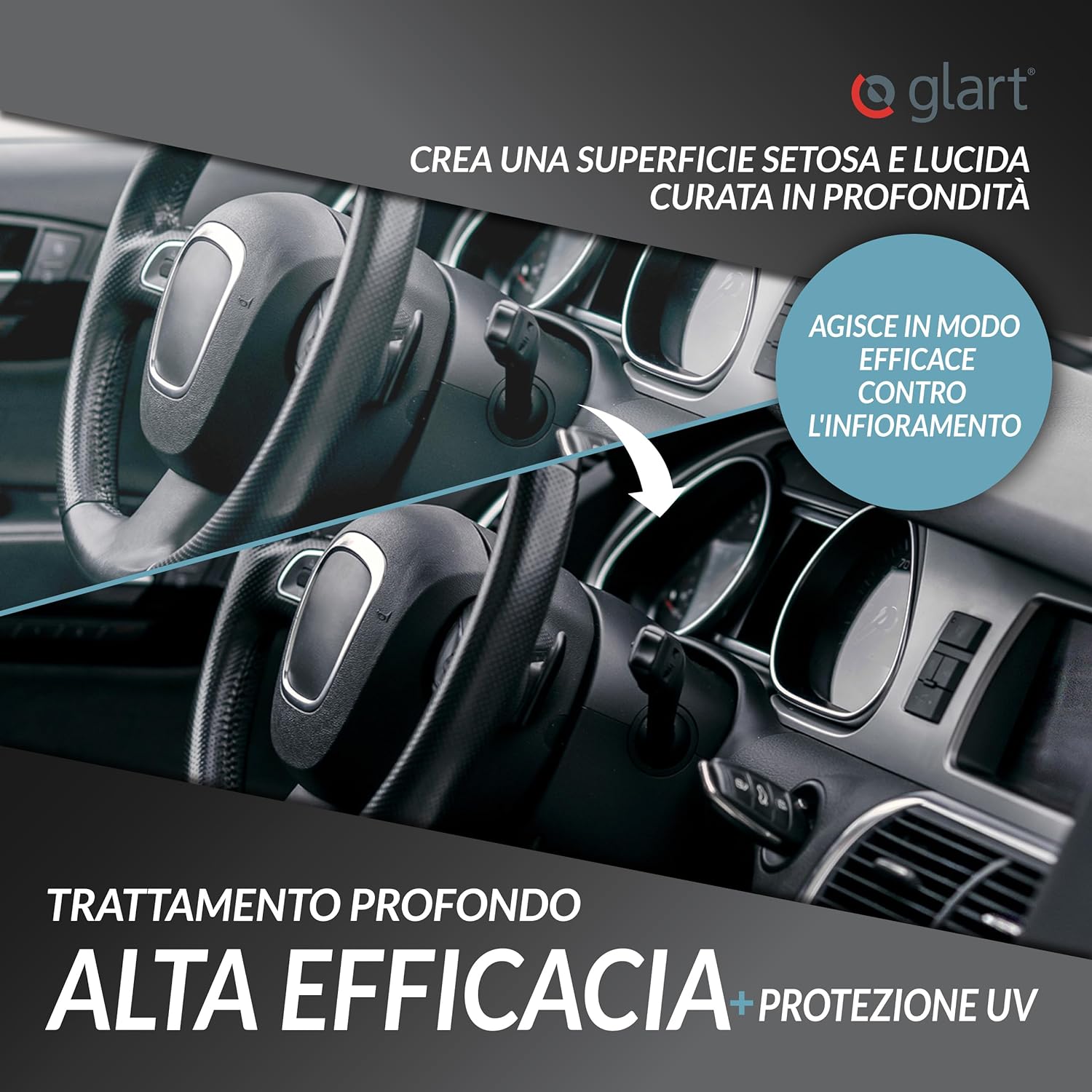 Thumbnail 2 de Glart 45CP Cura del Cruscotto Auto – Trattamento in profondità per plastiche interne, 500 ml