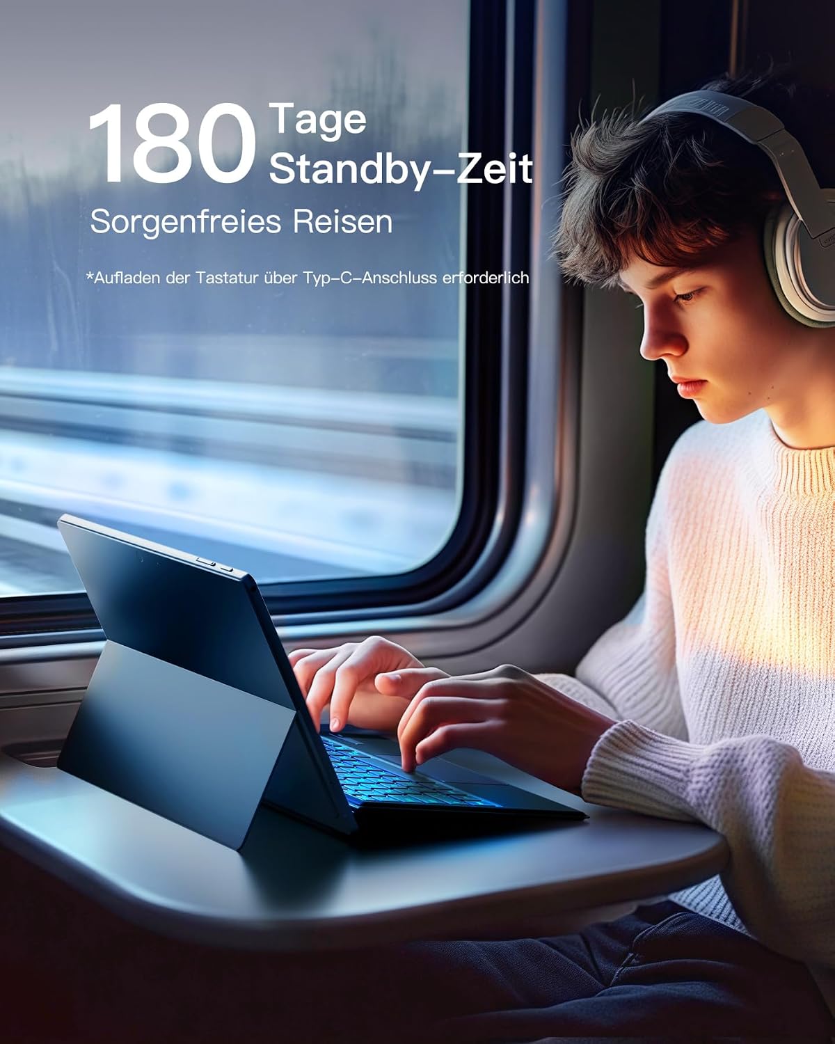 Thumbnail 4 de Inateck Surface Pro 7 Tastatur 7‑Farbenbeleuchtung