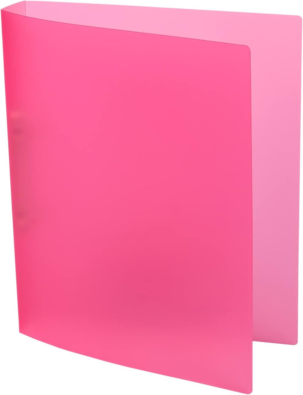 Detalle de Idena 224334 A4-ringpärm med två ringar, rosa PP-plast