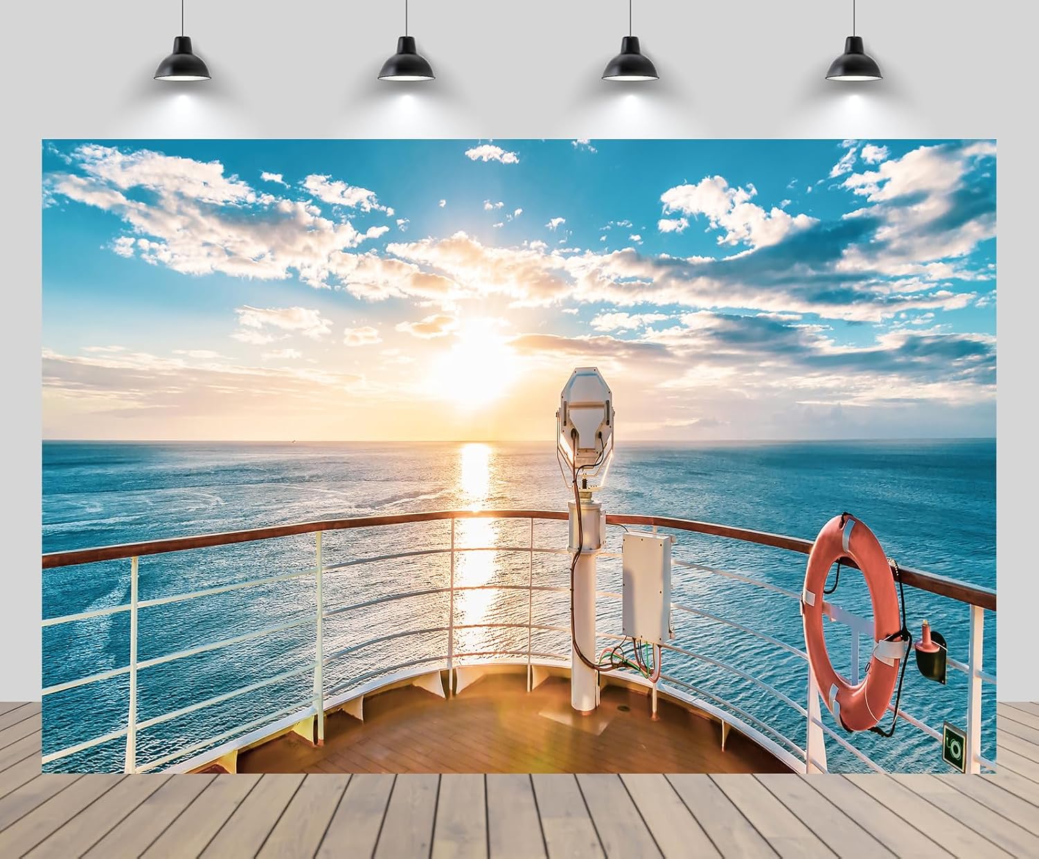 Detalle de CHNBGPRO Cruise Ship Backdrop 1.5m x 1m 📸