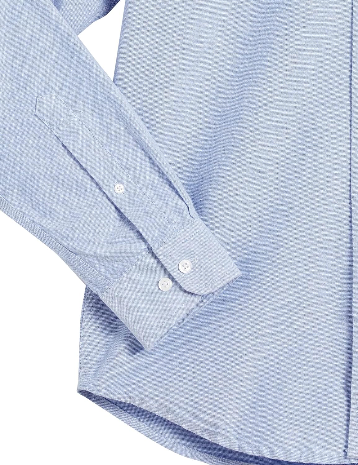 Detalle de Amazon Essentials Men's Regular-Fit Long-Sleeved Oxford Shirt