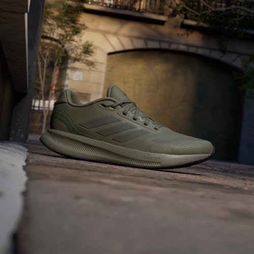 Thumbnail 1 de adidas Herren Runfalcon 5 Laufschuh – Olive Strata/Shadow Olive/Core Black, Größe EU 44 2/3