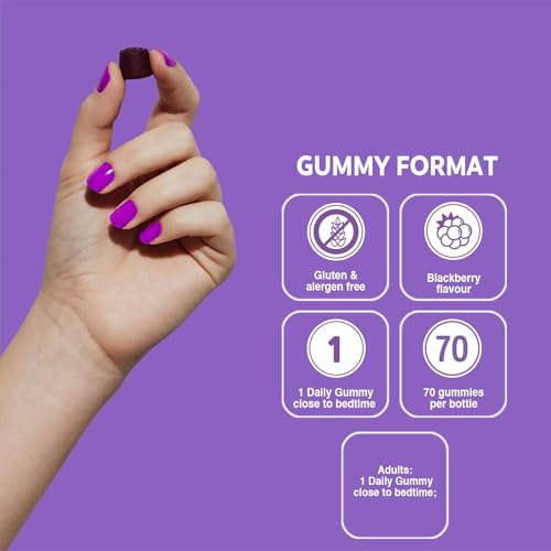 Thumbnail 6 de VITALDIN Melatonina gummies 1 mg/gominola – 70 gominolas sabor mora