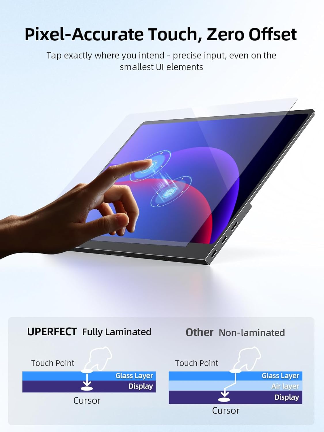 Detalle 2 de UPERFECT 14" 3K OLED Portable Monitor 120Hz