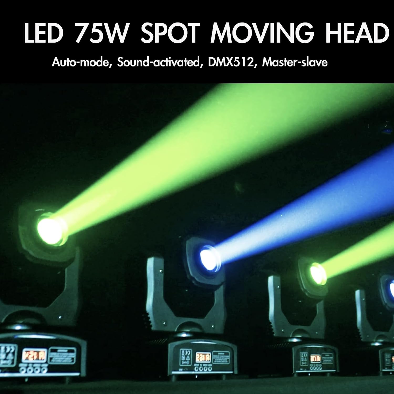 Thumbnail 2 de HYUDJ 75W LED Moving Head Stage Light (Model HYUDJ) with DMX512