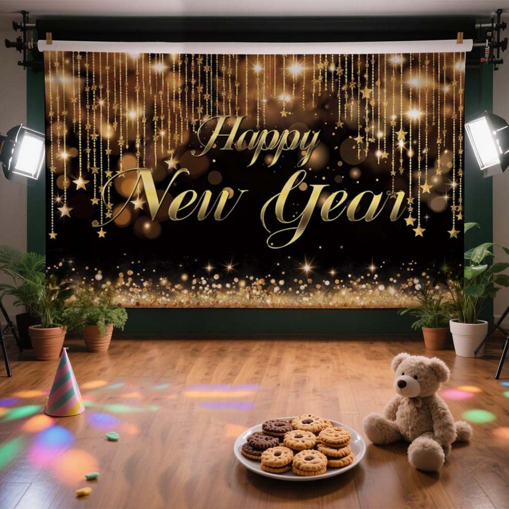 Thumbnail 6 de CRAFTYMELODY New Year banner, polyester