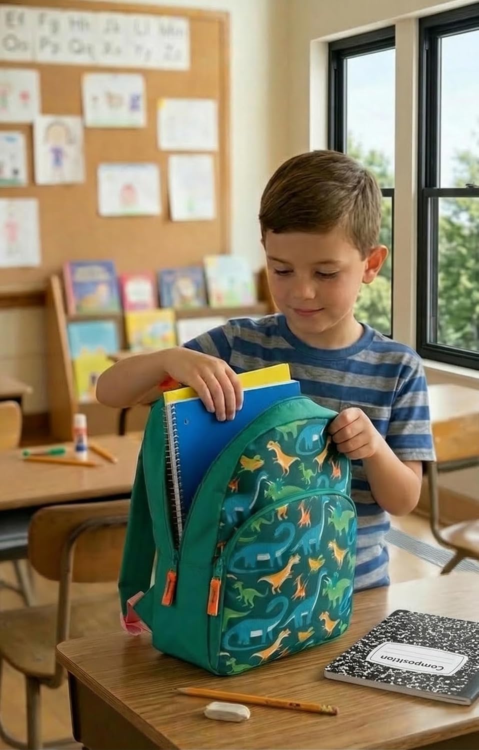 Thumbnail 6 de Trail maker 15 Inch Kids Backpack – Dinosaur design with adjustable straps