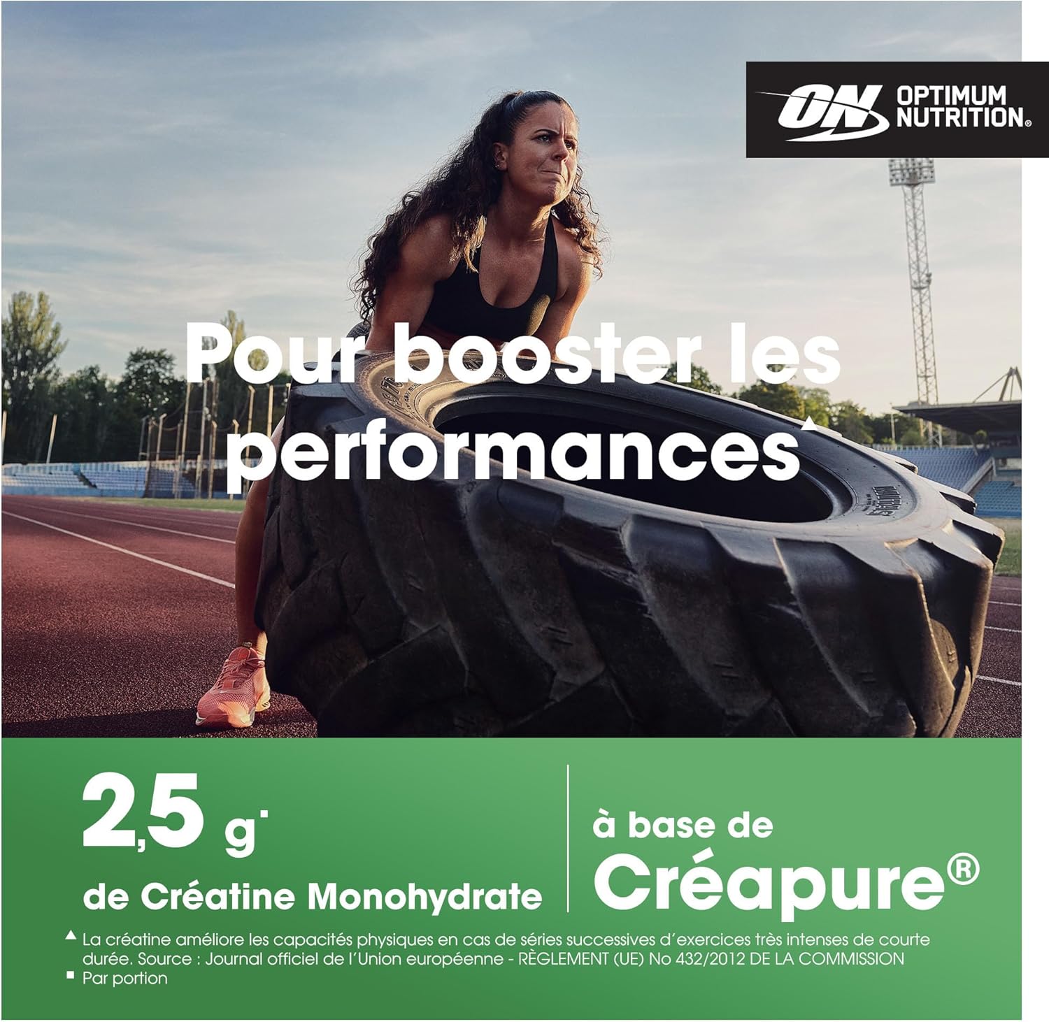 Detalle de Optimum Nutrition Créatine 2500 200 gélules 💊