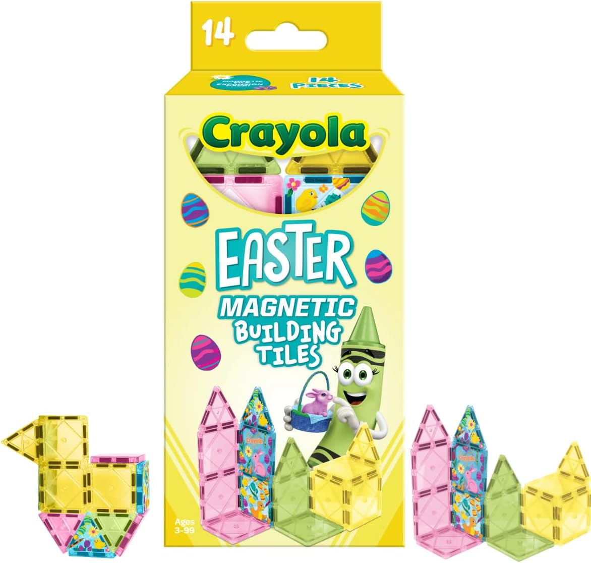 Detalle de CreateOn Crayola Magnetic Tile Set 14-Piece