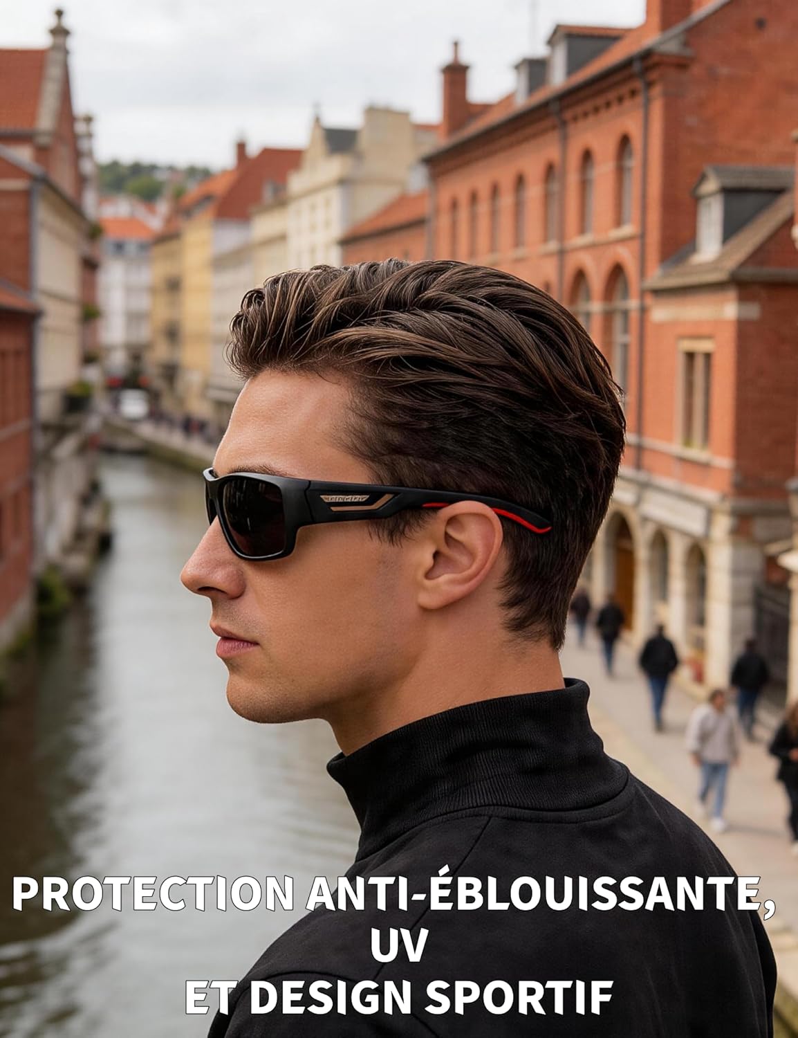 Thumbnail 3 de PUKCLAR Lunettes de soleil Hommes Polarisées | Protection UV400 et monture TR90 ultralégère
