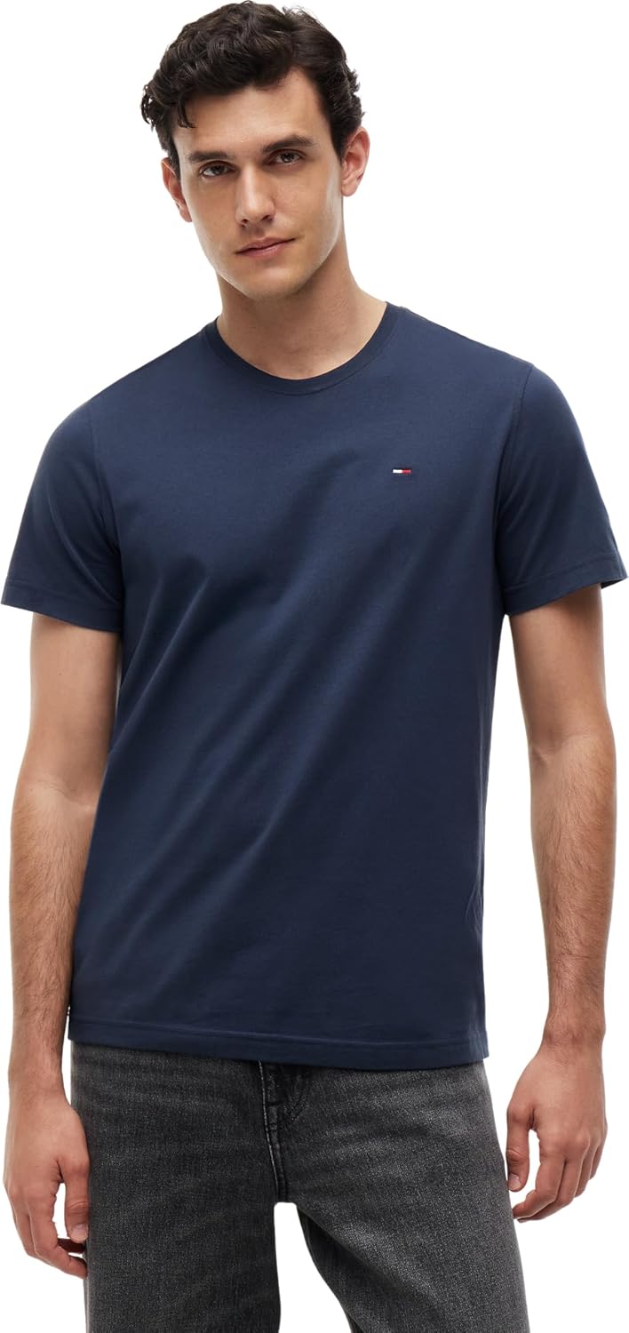 Thumbnail 6 de Tommy Jeans TJM Xslim Jersey Tee Dm0dm04411, maglietta nera a maniche corte, taglia M