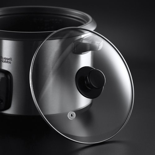 Thumbnail 2 de Russell Hobbs Cuociriso 1,8 L 700 W, 10 Tazze, Antiaderente con accessori inclusi – acciaio inox