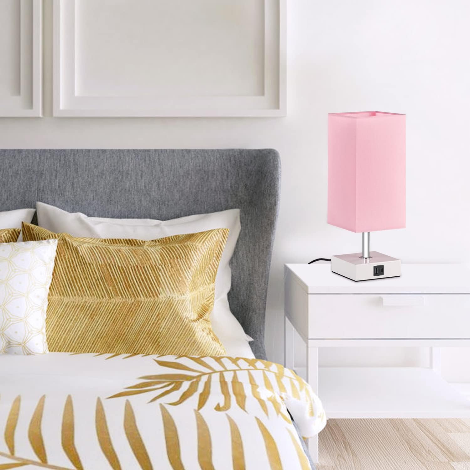 Detalle 2 de Touch Table Lamp with USB-A and USB-C Ports