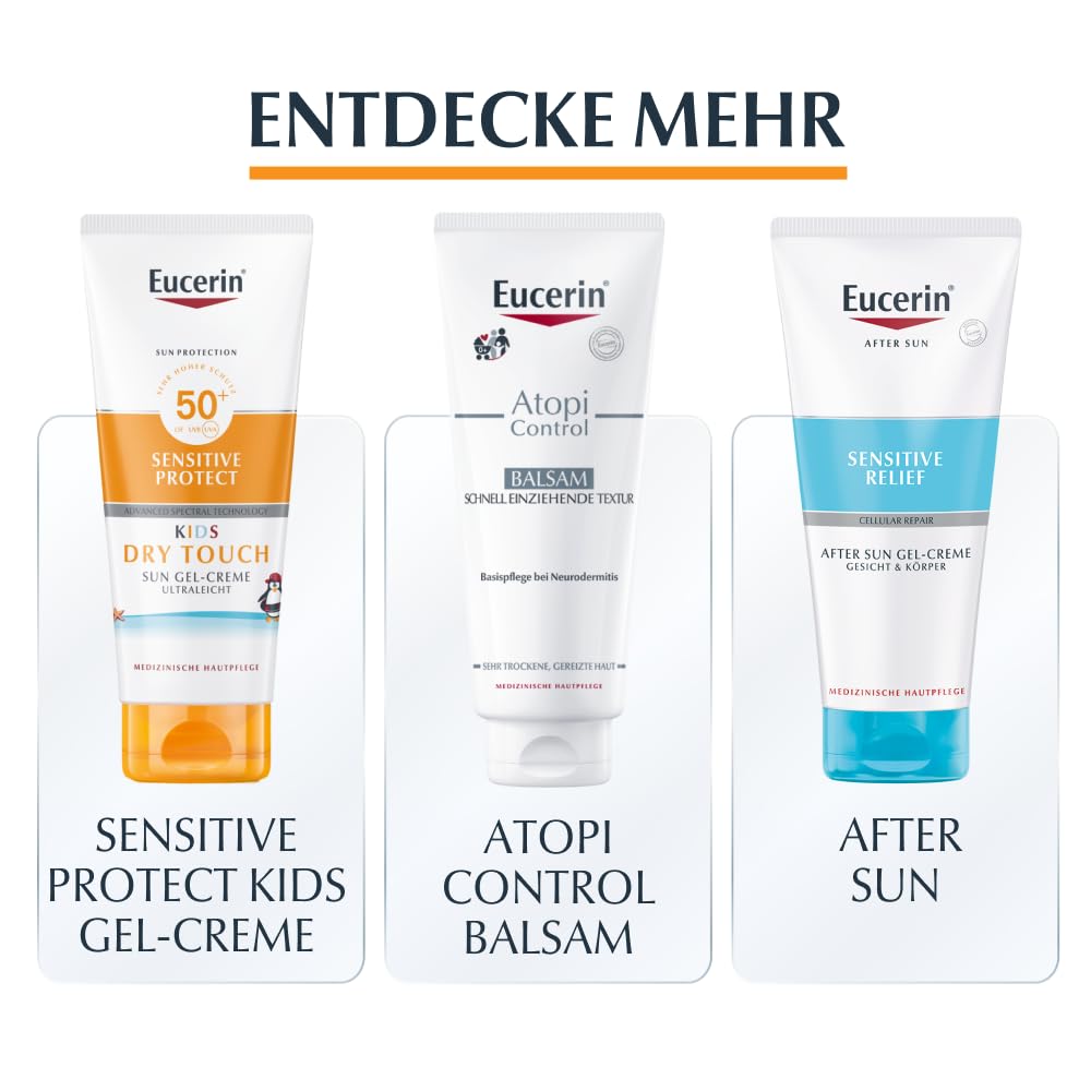 Thumbnail 5 de Eucerin Sun Kids Spray 50+ – medizinischer Sonnenschutz zum Aufsprühen für empfindliche Kinderhaut (PZN: 09298432)