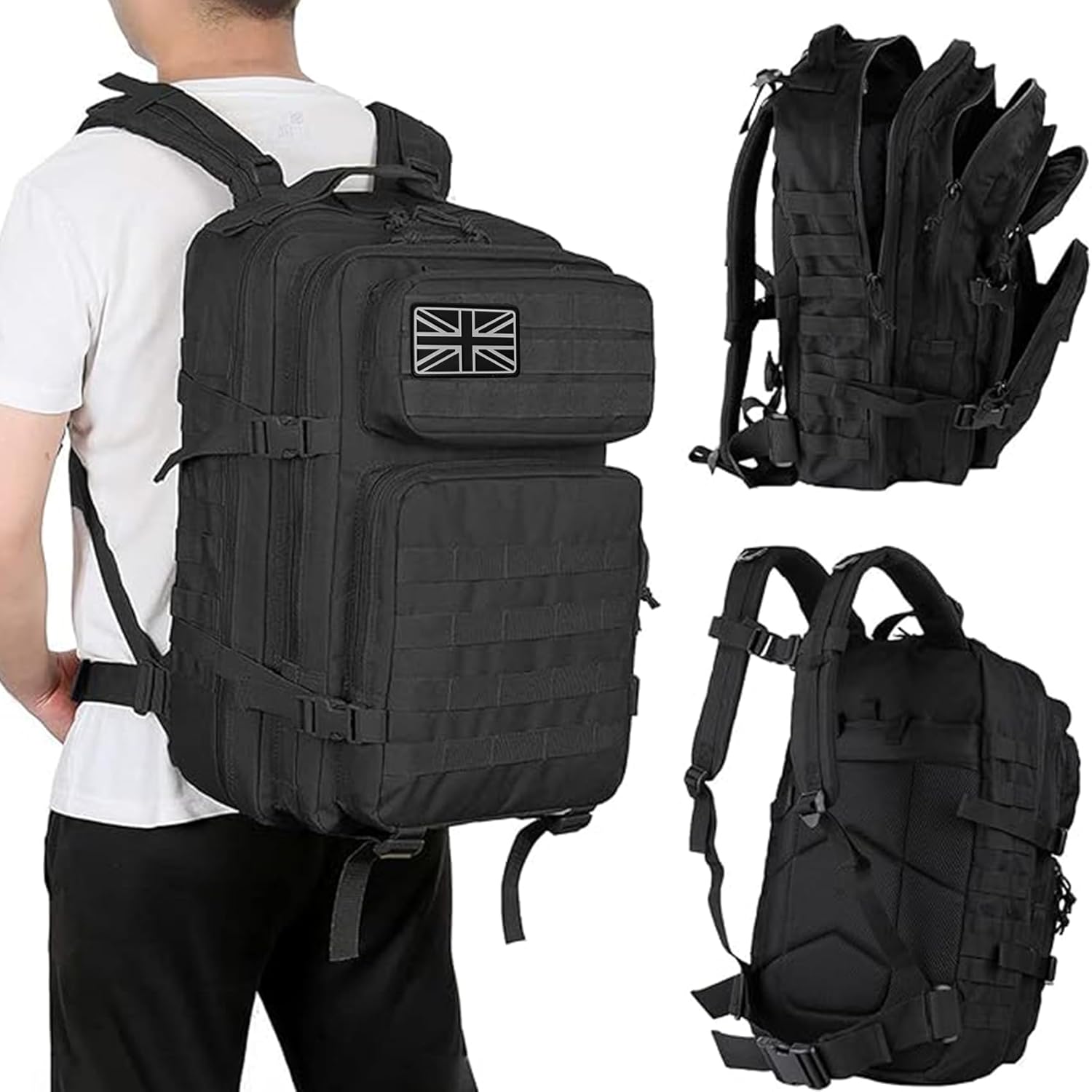 Thumbnail 3 de Oreunik Military Rucksack 45L Waterproof Tactical Backpack