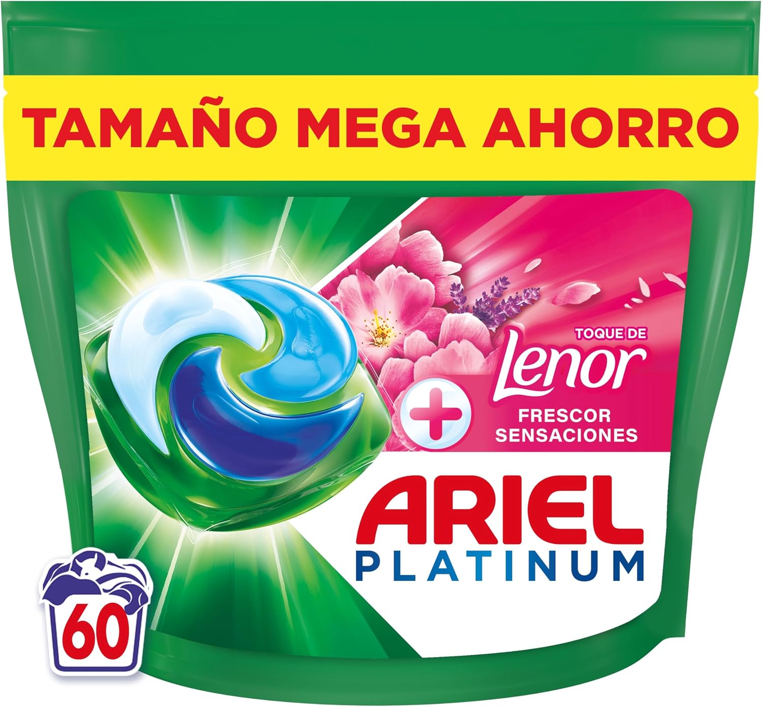 Detalle de Ariel PODs Platinum 60 lavados