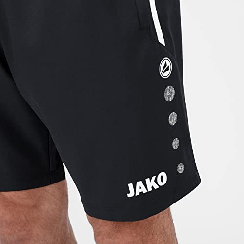 Detalle 2 de JAKO Kinder Shorts Competition 2.0 – Schwarz, 152: Vielseitige Sportshorts für Jungen und Mädchen