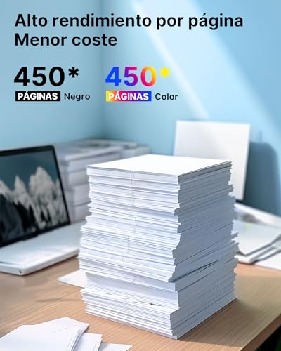 Detalle 2 de Heroil PG-575 CL-576 XL: Cartucce d'inchiostro di ricambio 2-Pack per Canon PIXMA TS3550i/TS3551i/TS3750i/TR4750i (Nero + Colore)