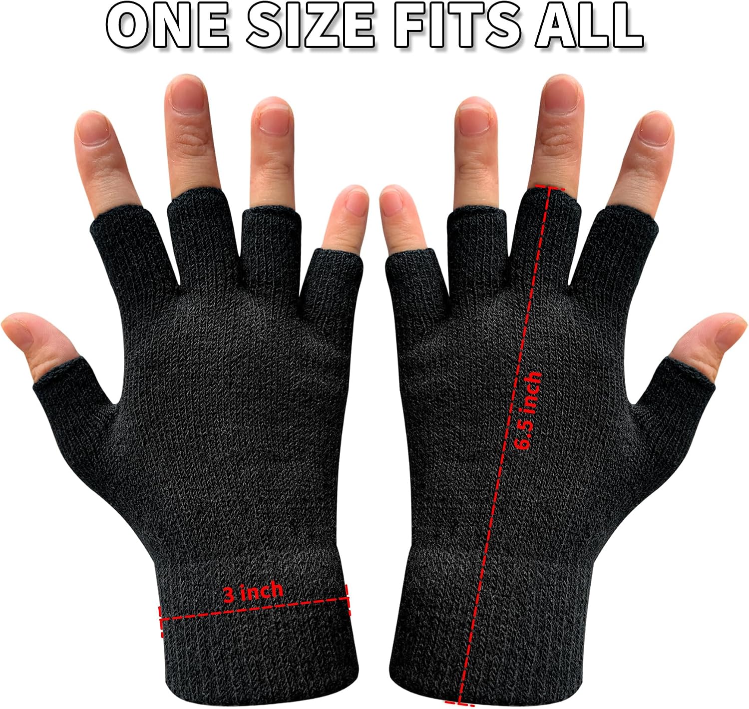 Thumbnail 5 de Fingerless Gloves, One Size