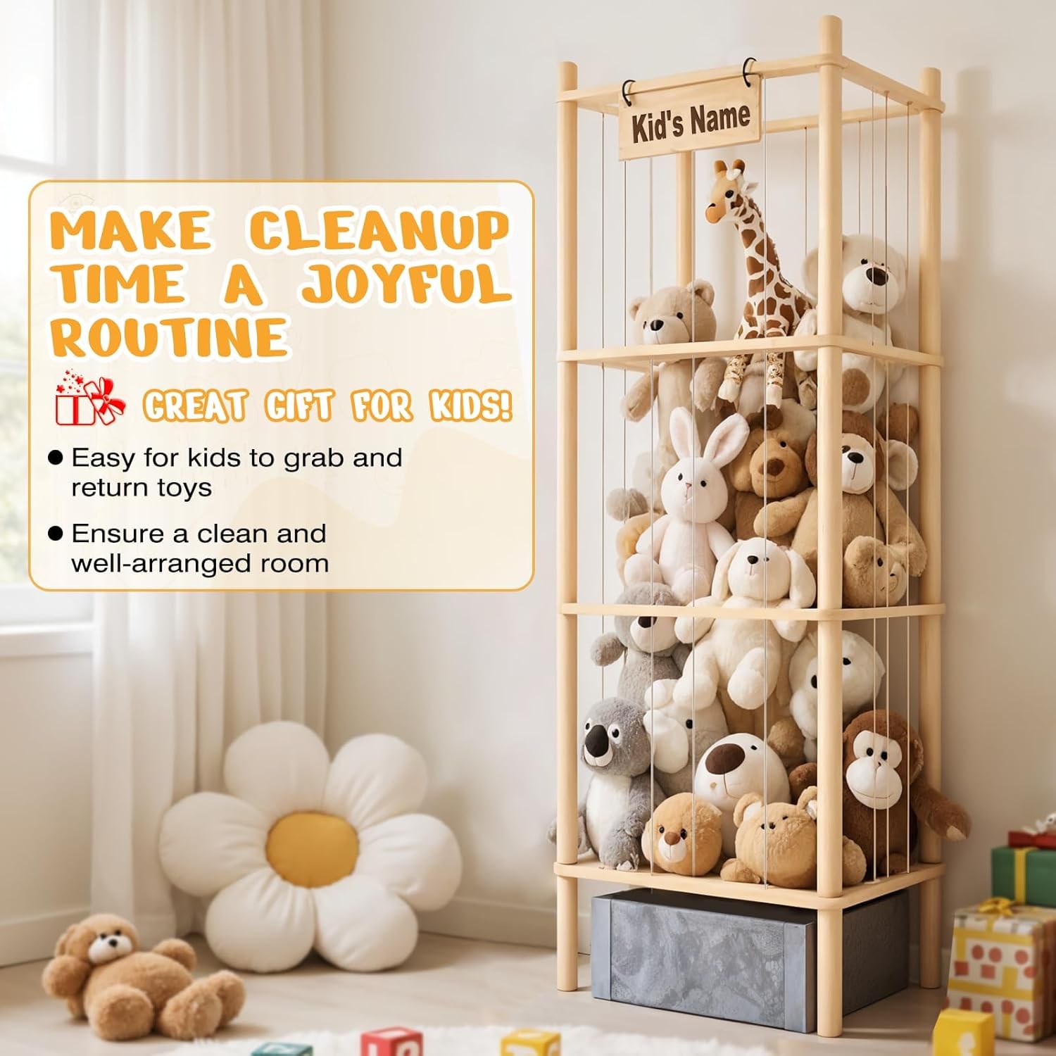 Thumbnail 6 de WORLDMX Stuffed Animal Storage 57in