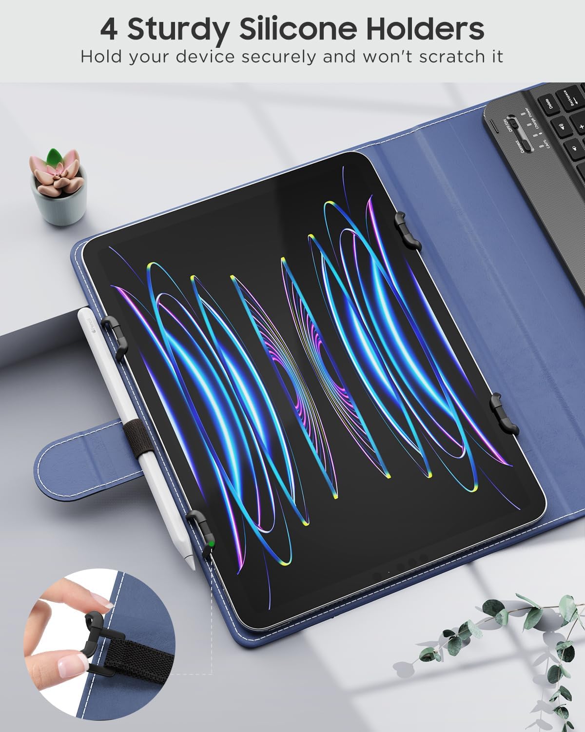 Detalle 2 de MoKo custodia tablet con tastiera Bluetooth