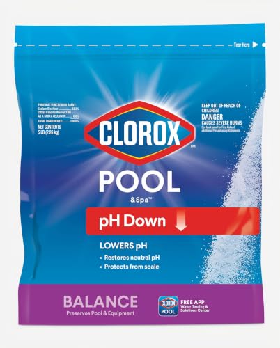 Thumbnail 7 de Clorox Pool&Spa Swimming Pool pH Down, 5LB — Lowers pH and Reduces Eye/ Skin Irritation