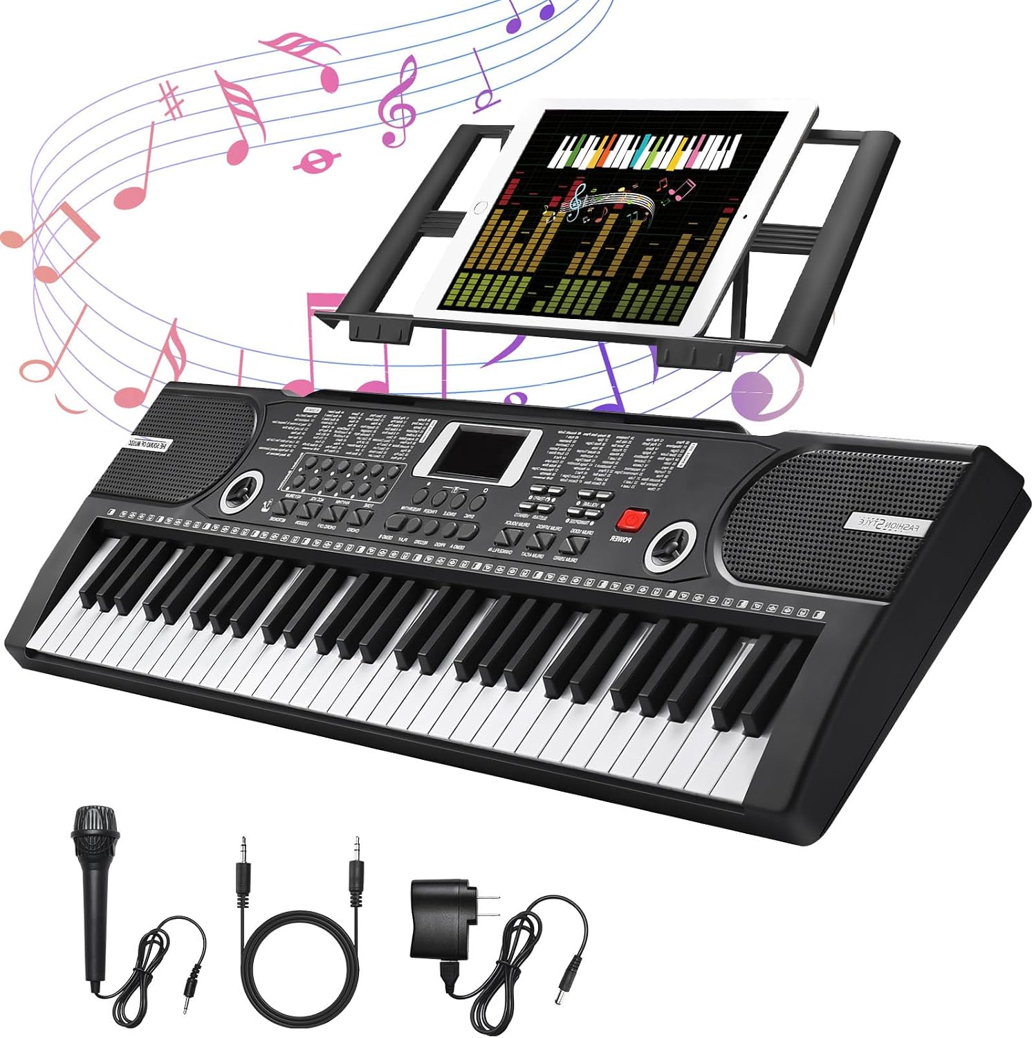 Detalle de Electronic Keyboard Piano, 61 Keys