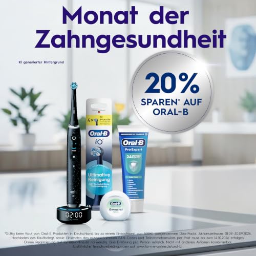 Thumbnail 1 de Oral-B iO Aufsteckbürsten Sanfte Reinigung, Weiß, 10 Stück – zuverlässig sanfte Pflege für dein iO-System