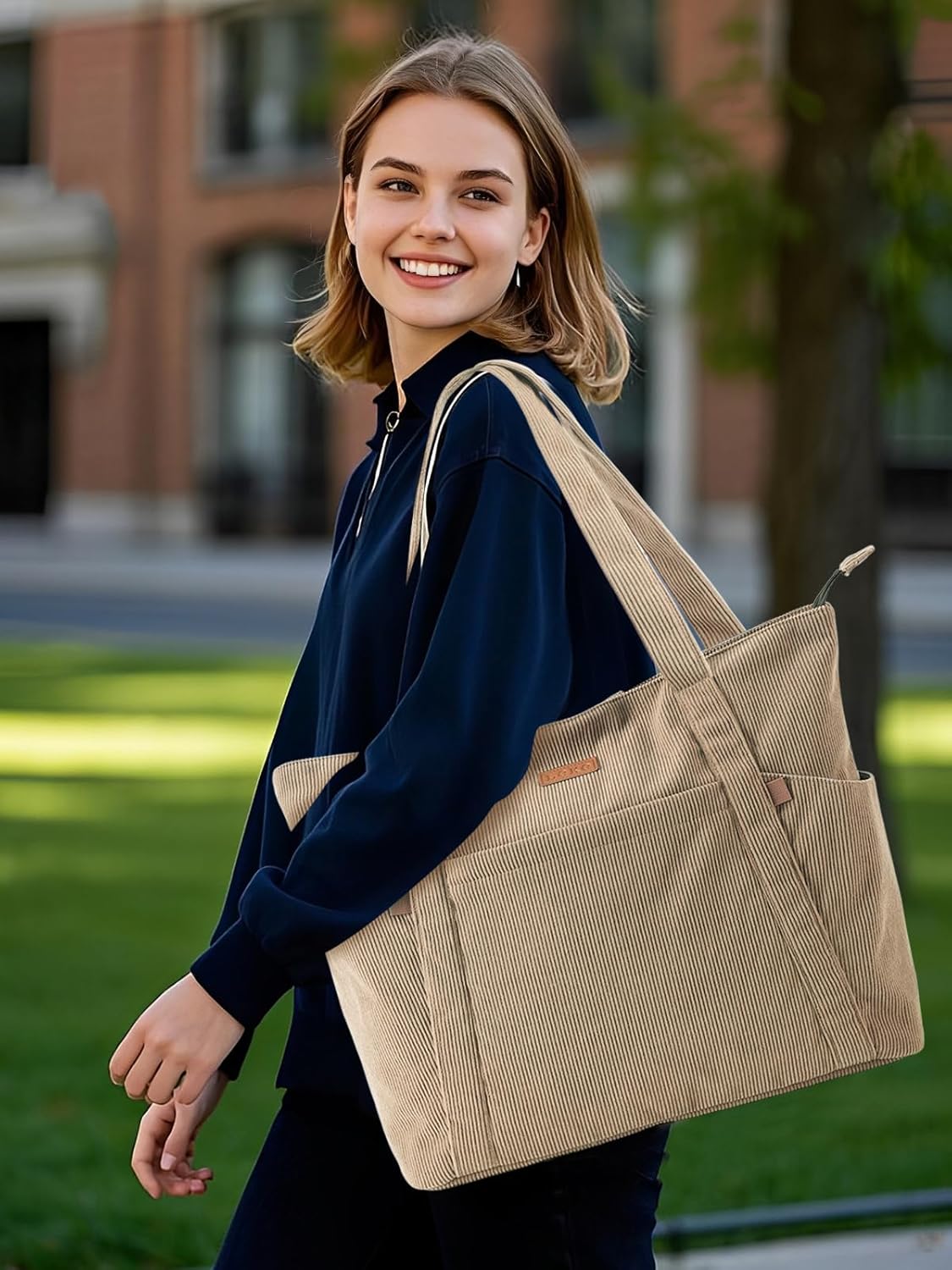 Thumbnail 1 de Lekespring Cord Laptoptasche 18 L Damen 👜