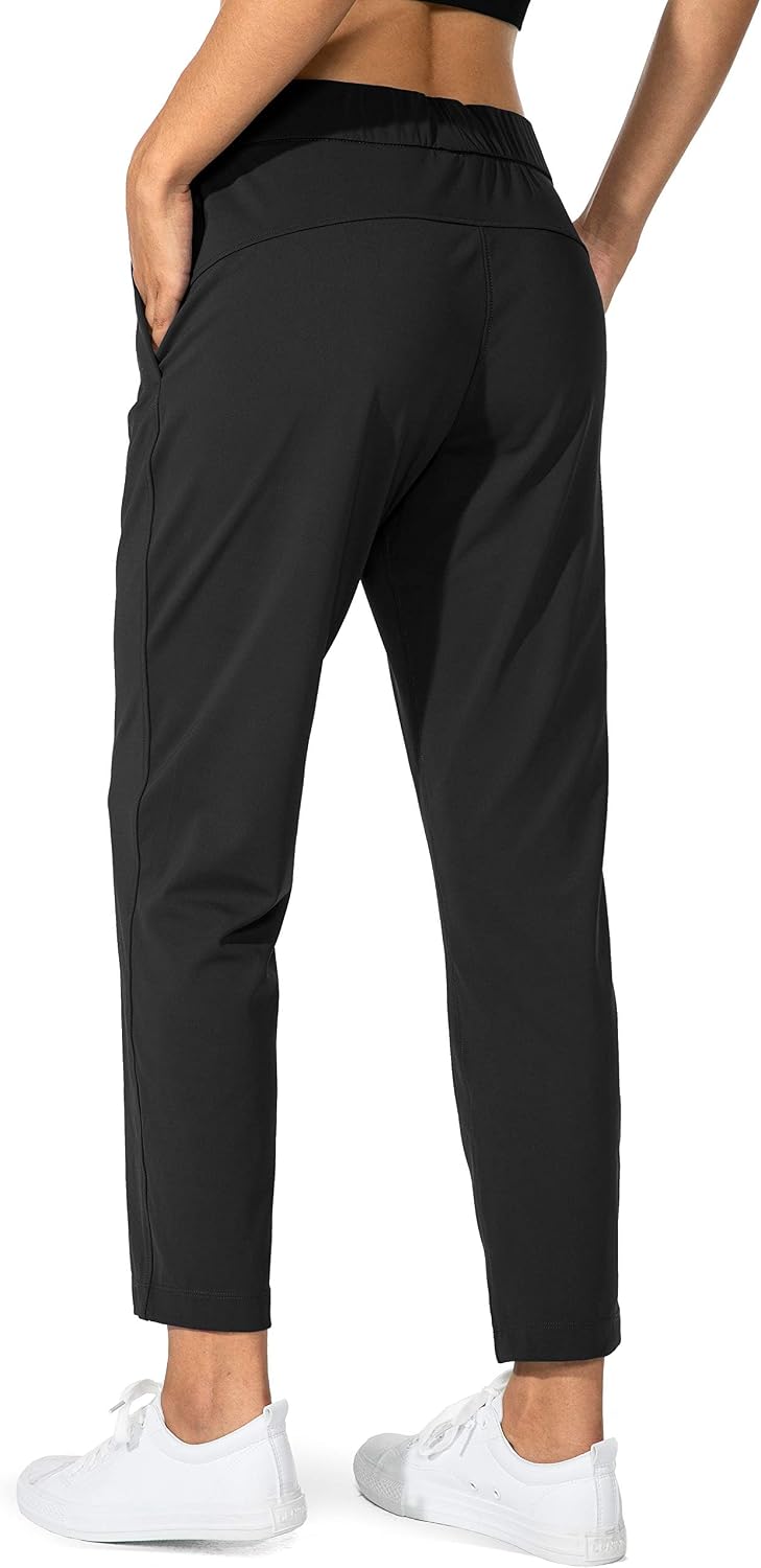 Detalle de G Gradual Women's 7/8 Stretch Ankle Sweatpants with Deep Pockets
