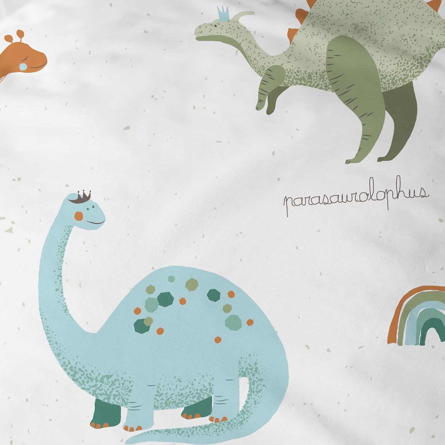 Thumbnail 5 de MATT & ROSE Parure de lit Garçon 140x200 cm Dinos, 100% coton Oeko-TEX (housse + taie 63x63 cm)