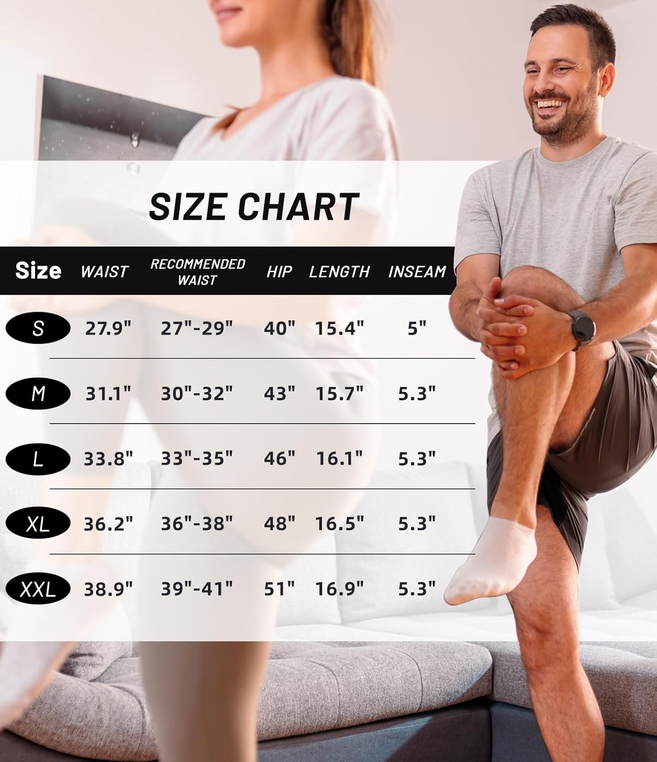 Thumbnail 5 de CANGHPGIN Mens Workout Athletic Shorts (5 inch or 7 inch) with Quick-Dry Fabric and Pockets