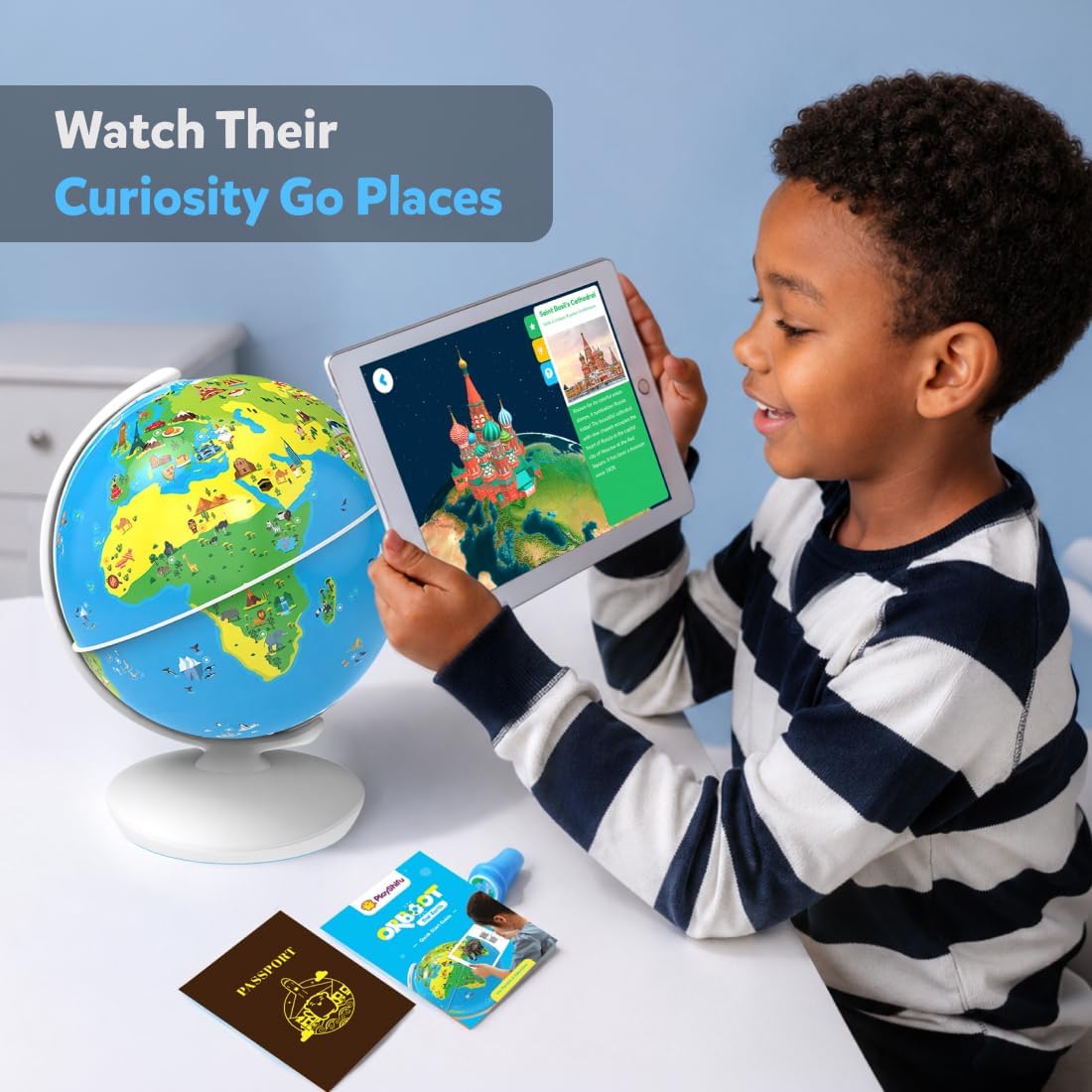 Detalle 2 de PlayShifu Orboot Earth Interactive AR Globe for Kids with 1,000+ Facts