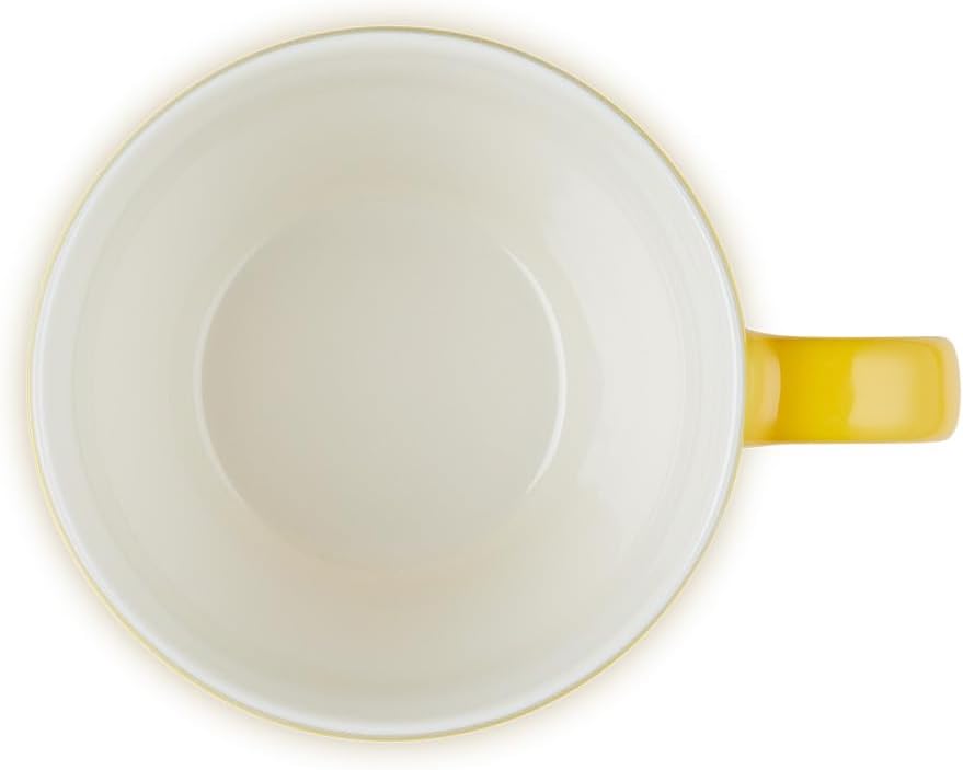 Detalle de LE CREUSET Stoneware Grand Mug, 400ml, Nectar: a sturdy everyday mug with heat retention
