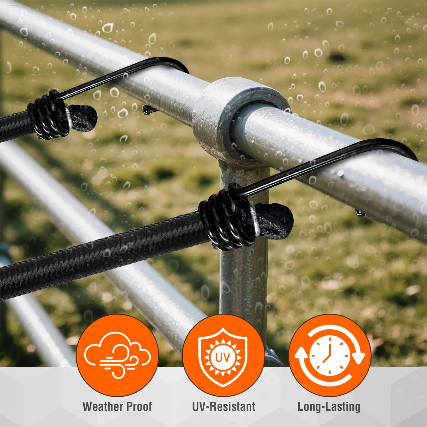 Thumbnail 5 de GINKGO 12 Pack Bungee Cords with Hooks
