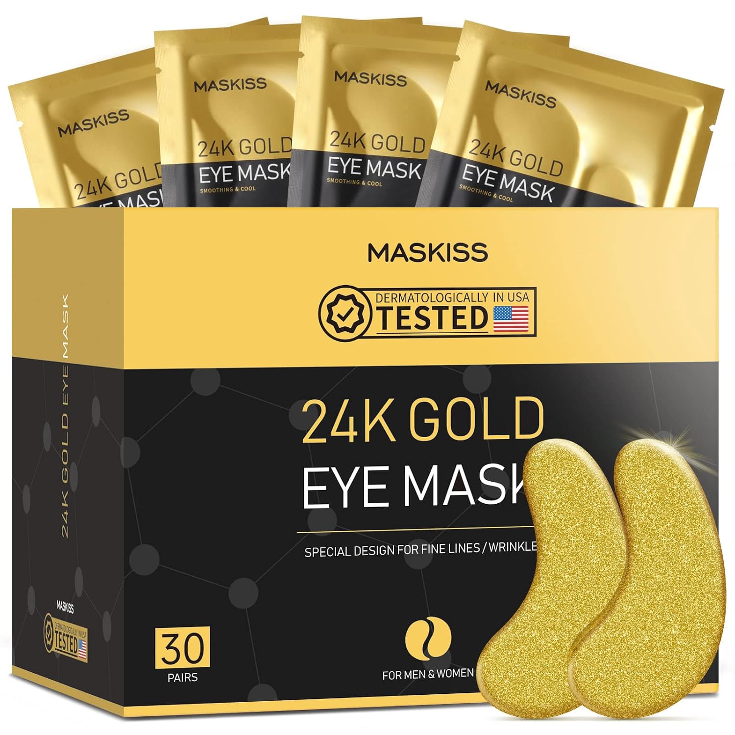Detalle de Maskiss 24k Gold Under Eye Patches 30 Pairs