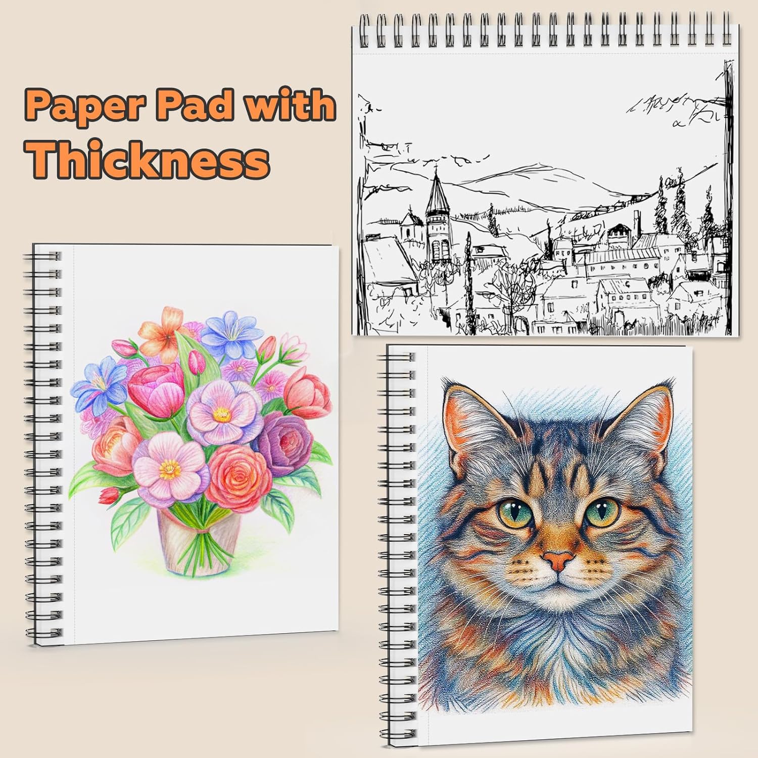 Thumbnail 6 de joibabe A5 Sketch Book 160 Sheets — 100gsm sketchpad 📕