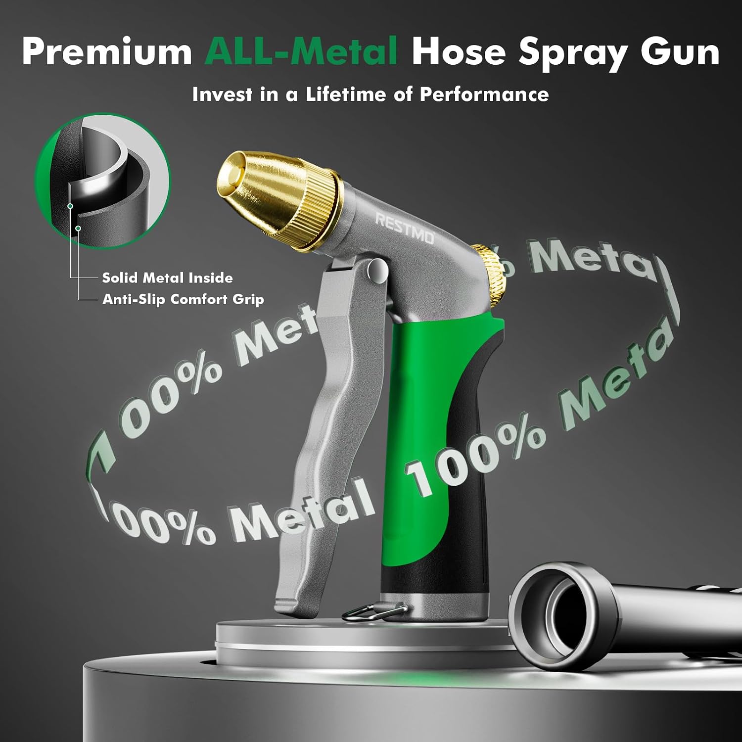 Thumbnail 2 de Restmo High Pressure Hose Spray Gun 4‑pattern