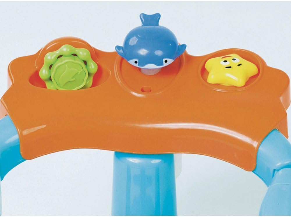 Detalle de Foppapedretti Seggiolino Da Bagno Tuffetto 30x38.5x24.5 cm, per Bambini fino a 13 kg, arancio-azzurro