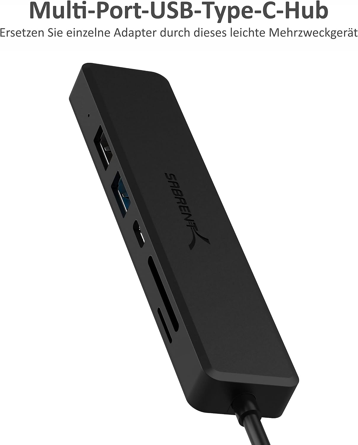Thumbnail 1 de SABRENT USB C Hub HDMI 4K 30Hz HB-TC6C